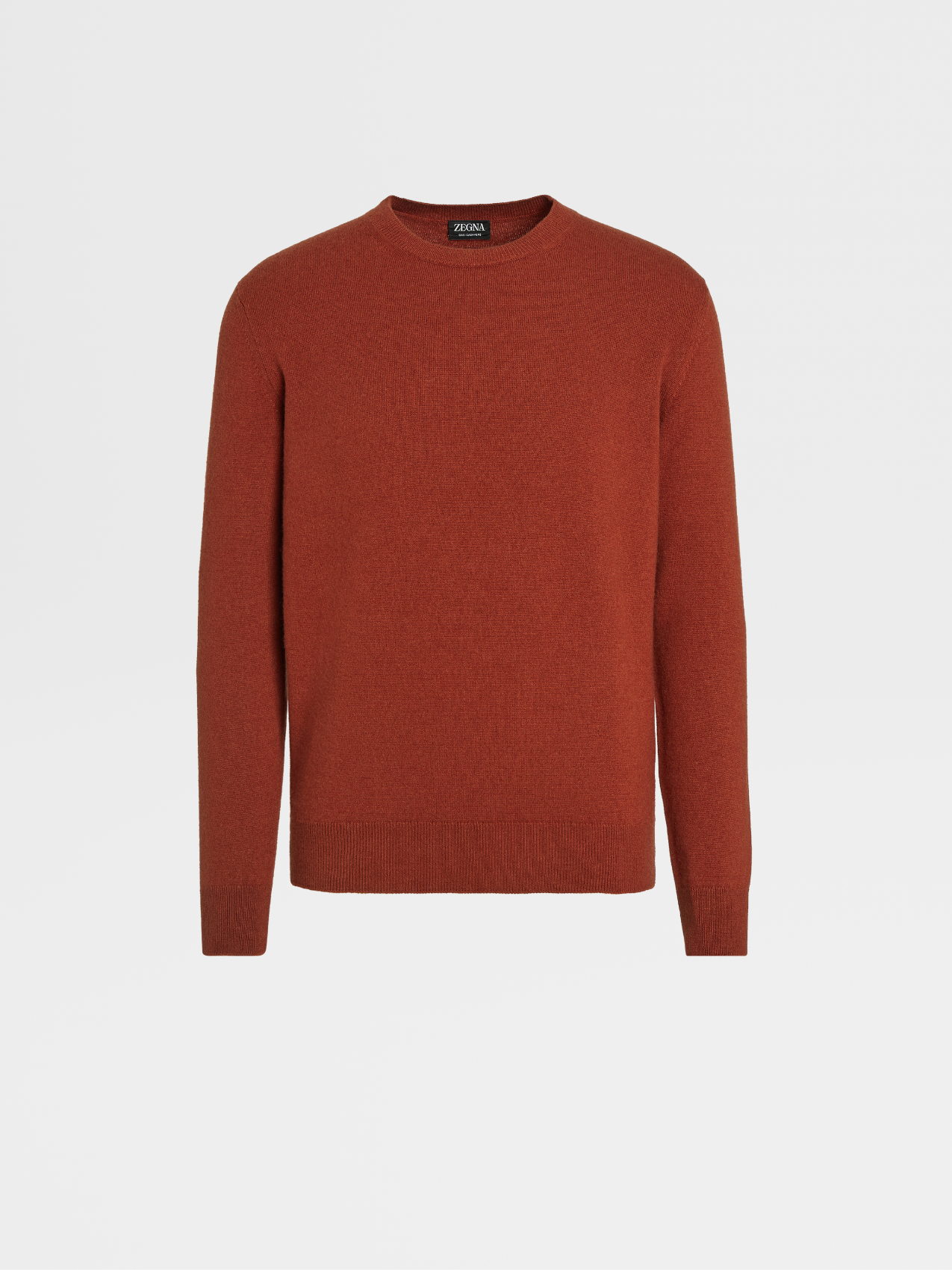 Brick Red Oasi Cashmere Crewneck
